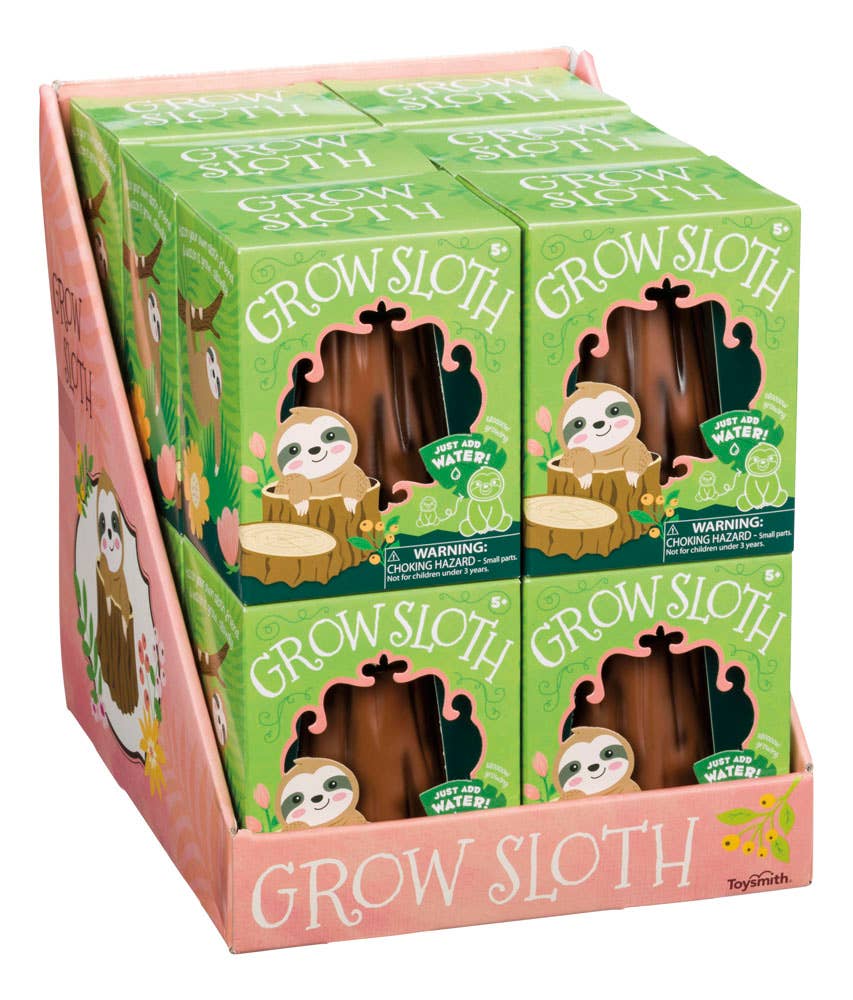 Toysmith - Grow A Sloth, Just Add Water Grow Toy