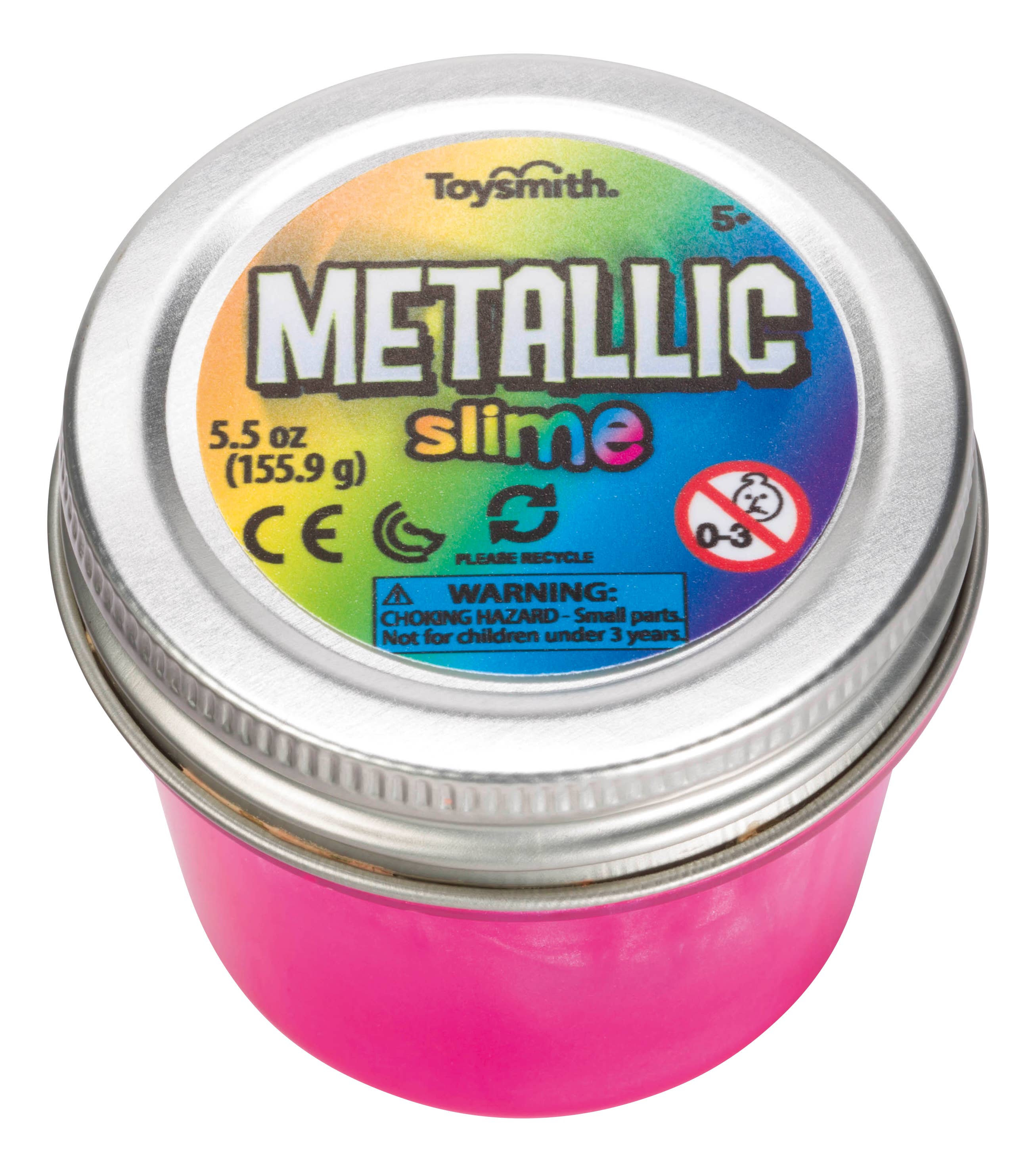 Metallic Slime, Shimmering Slime in Assorted Colors
