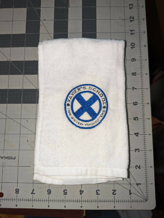 Xavier School Velour Towel