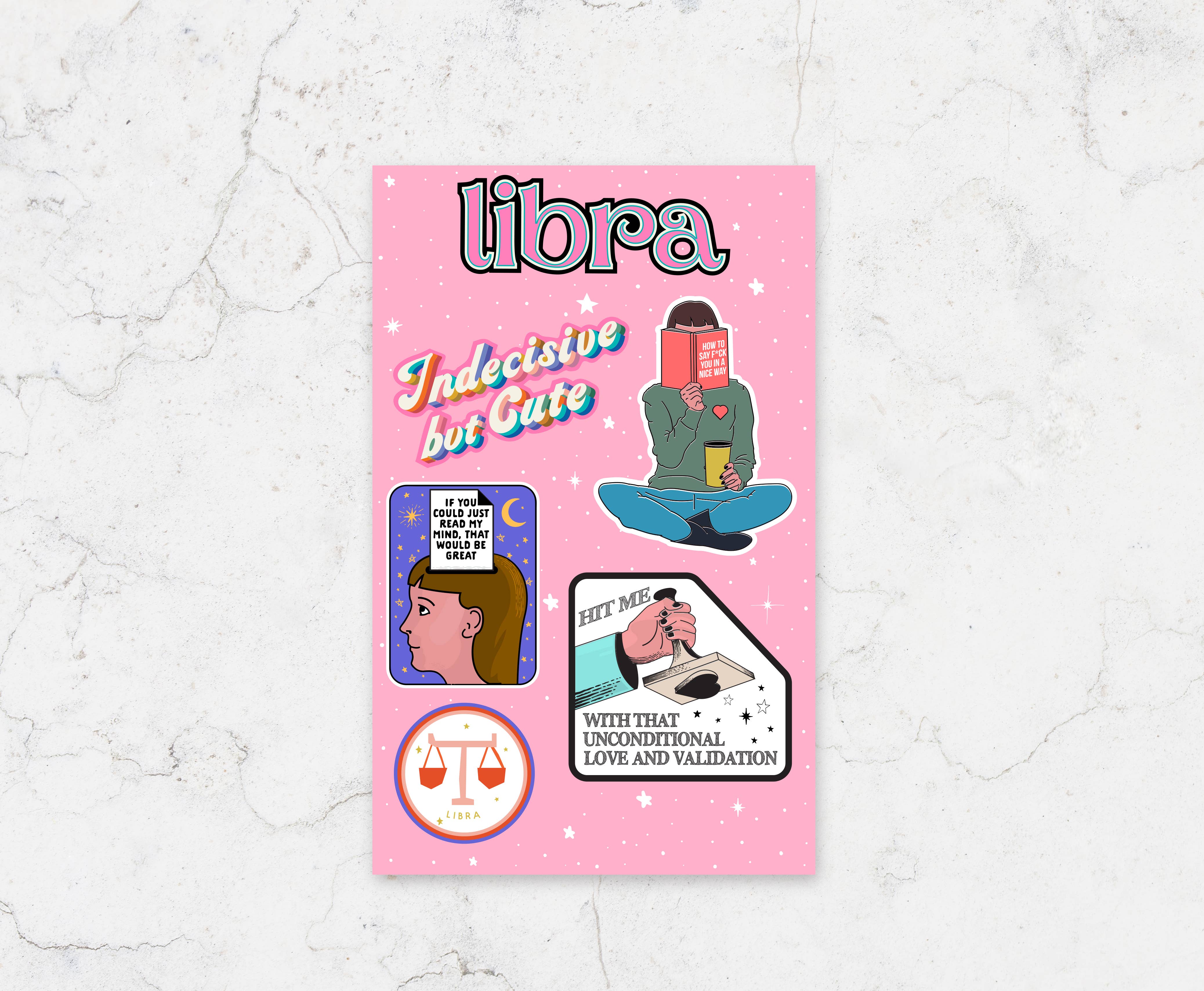 FUN CLUB - Libra Sticker Sheet