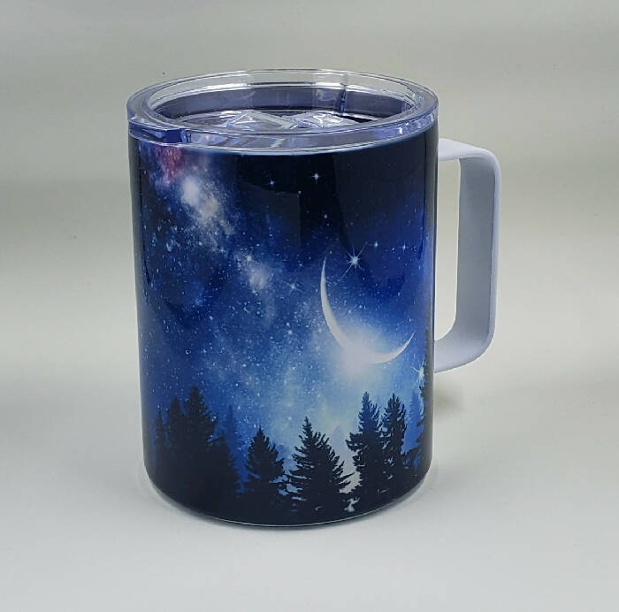 20 oz. Stainless Coffee Mug - Blue Sky