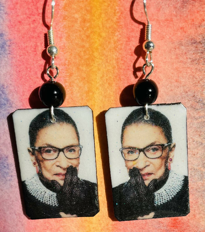 Ruth Bader earrings