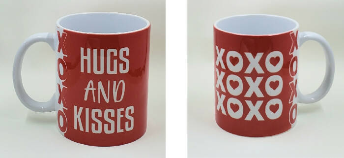 Hugs and Kisses Coffee Mug