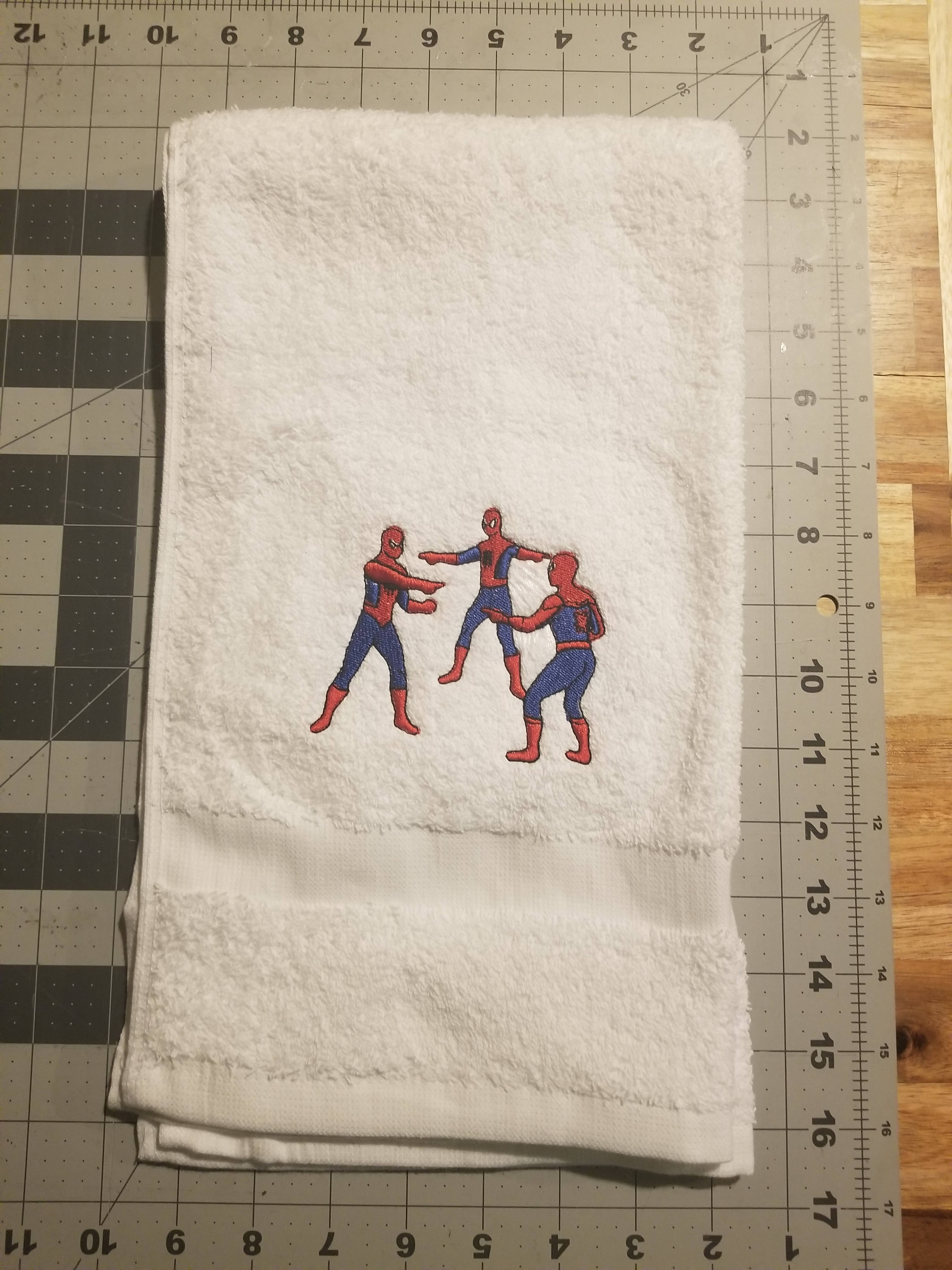 3 Arachnids Terry Towel