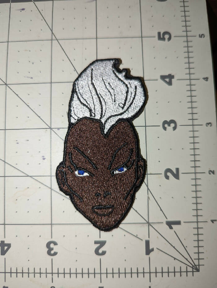 Monsoon Face Iron On Patch