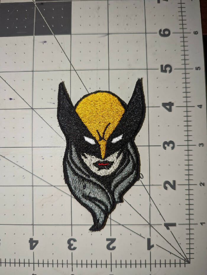 Badger 23 Face Iron On Patch