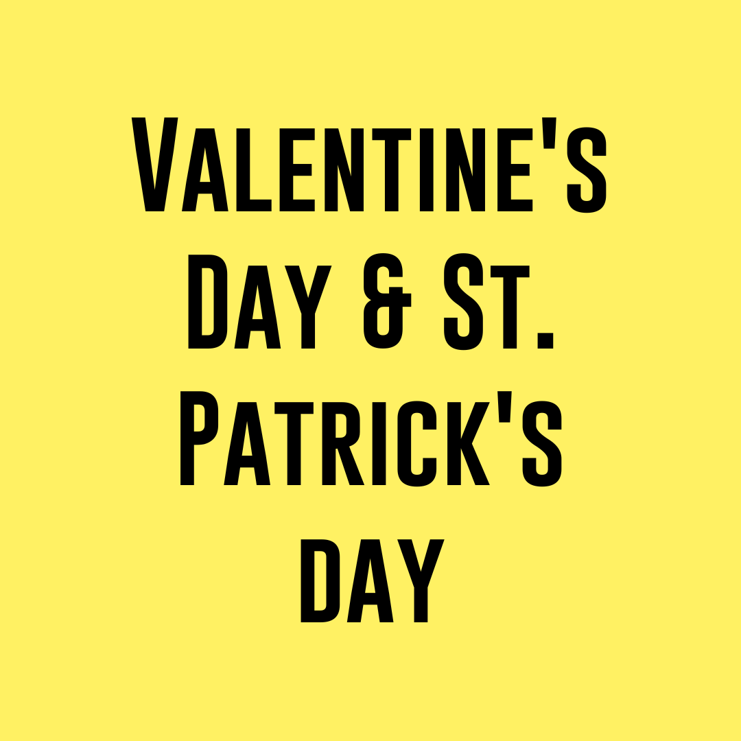 Valentine's Day & St. Patrick's Day Tumblers