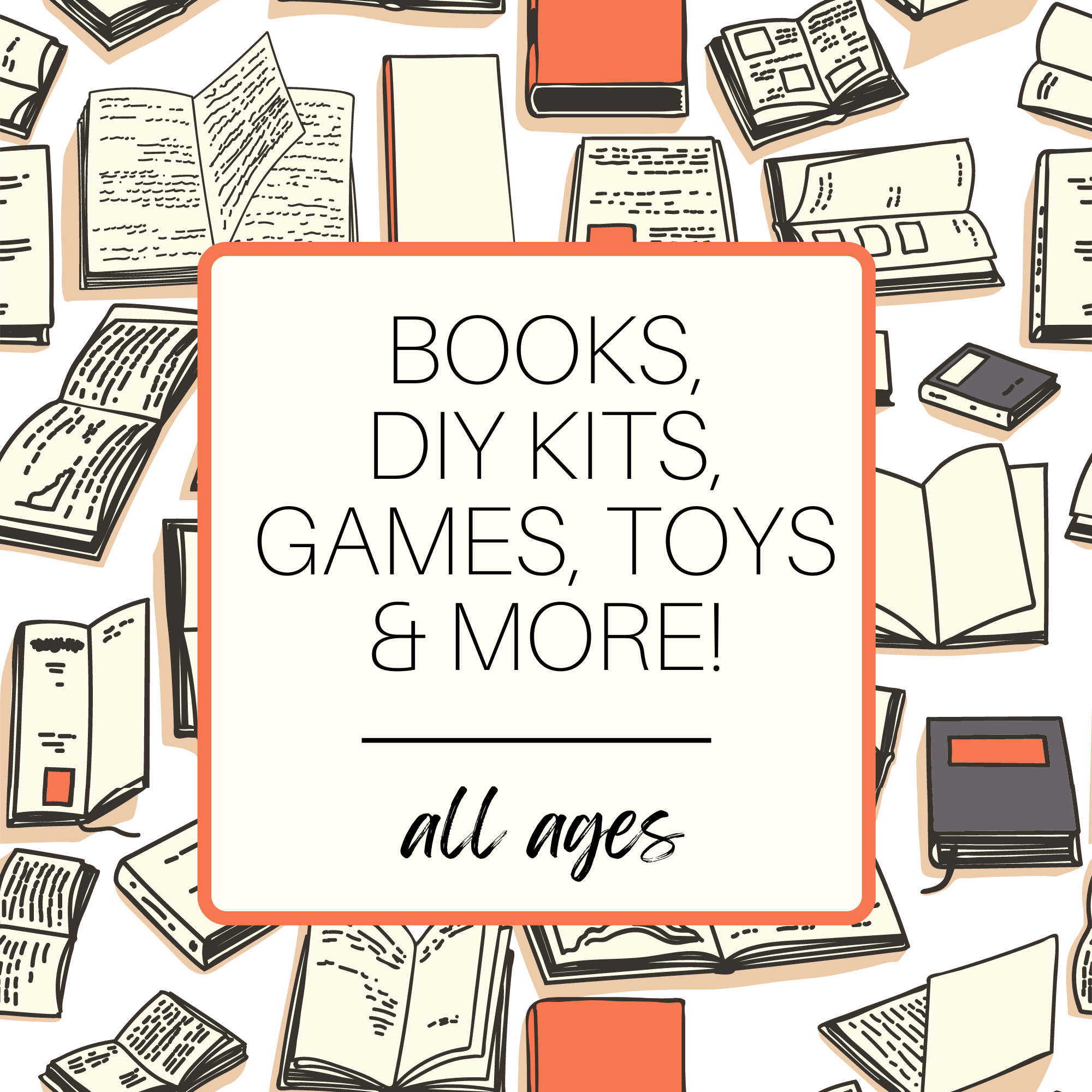 Books, Toys, and Games
