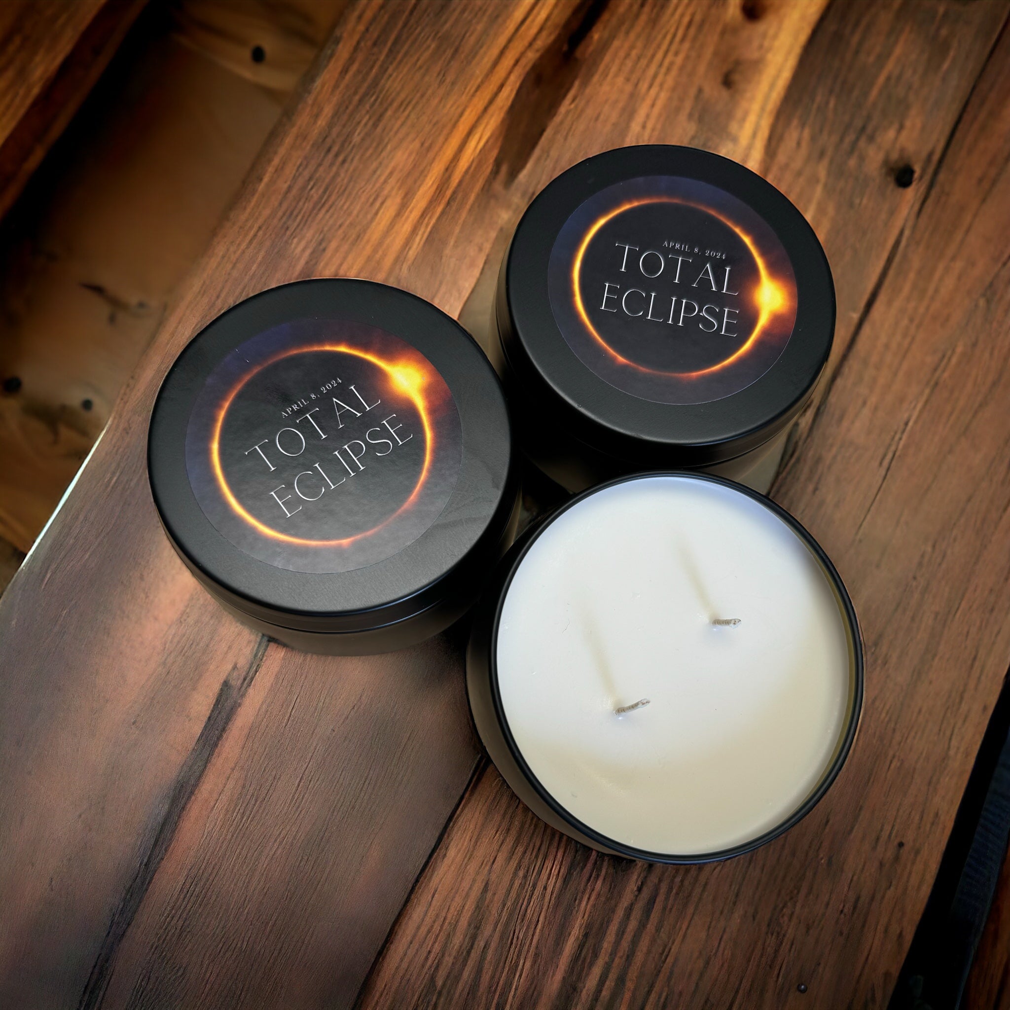 Solar Eclipse Candle