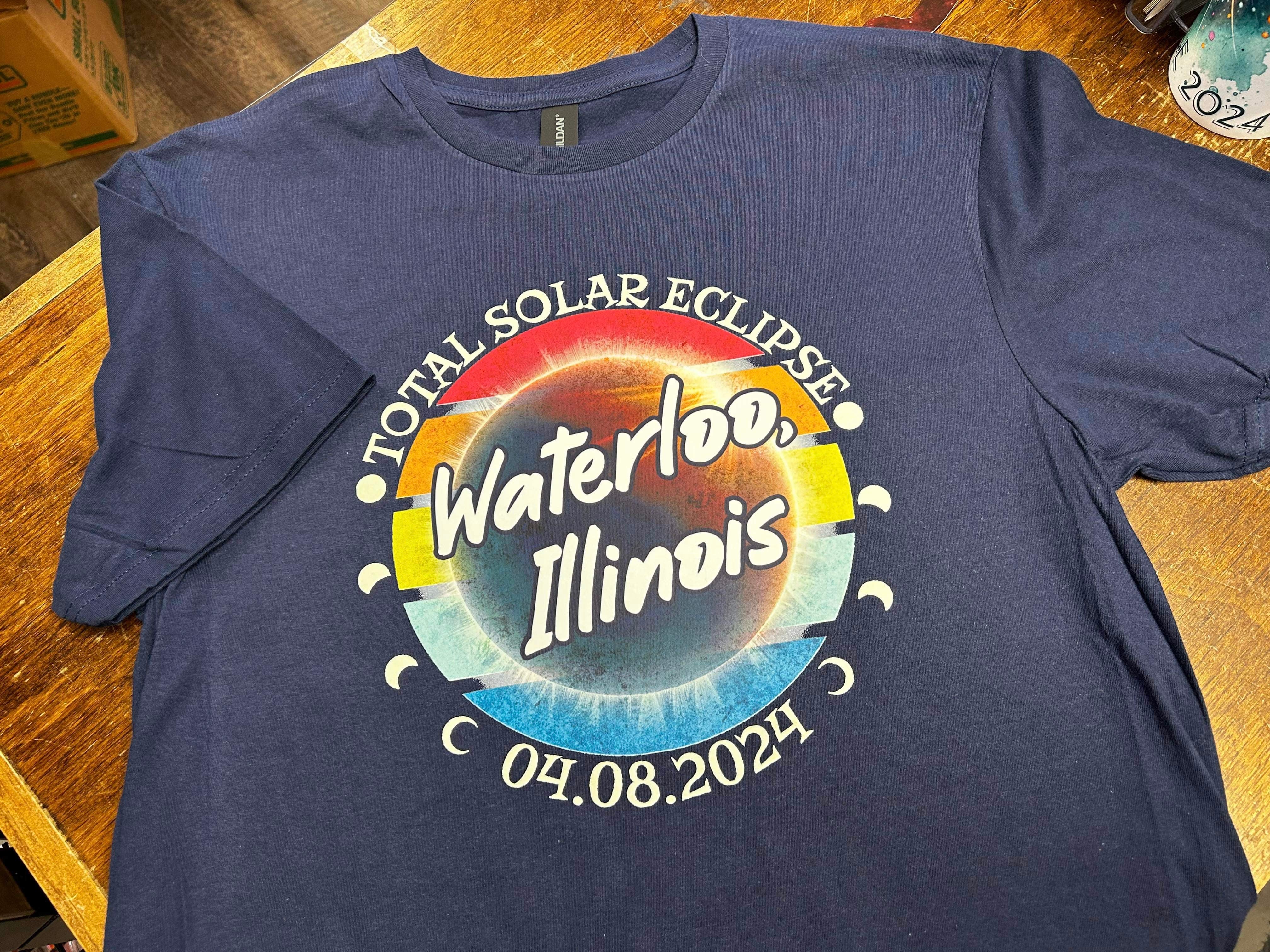 Total Solar Eclipse T-shirt - Waterloo, IL