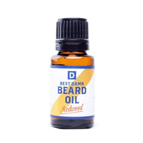 Duke Cannon - Best Damn Beard Oil - 0.5 oz. (redwood scent) – made with natural and organic ingredients