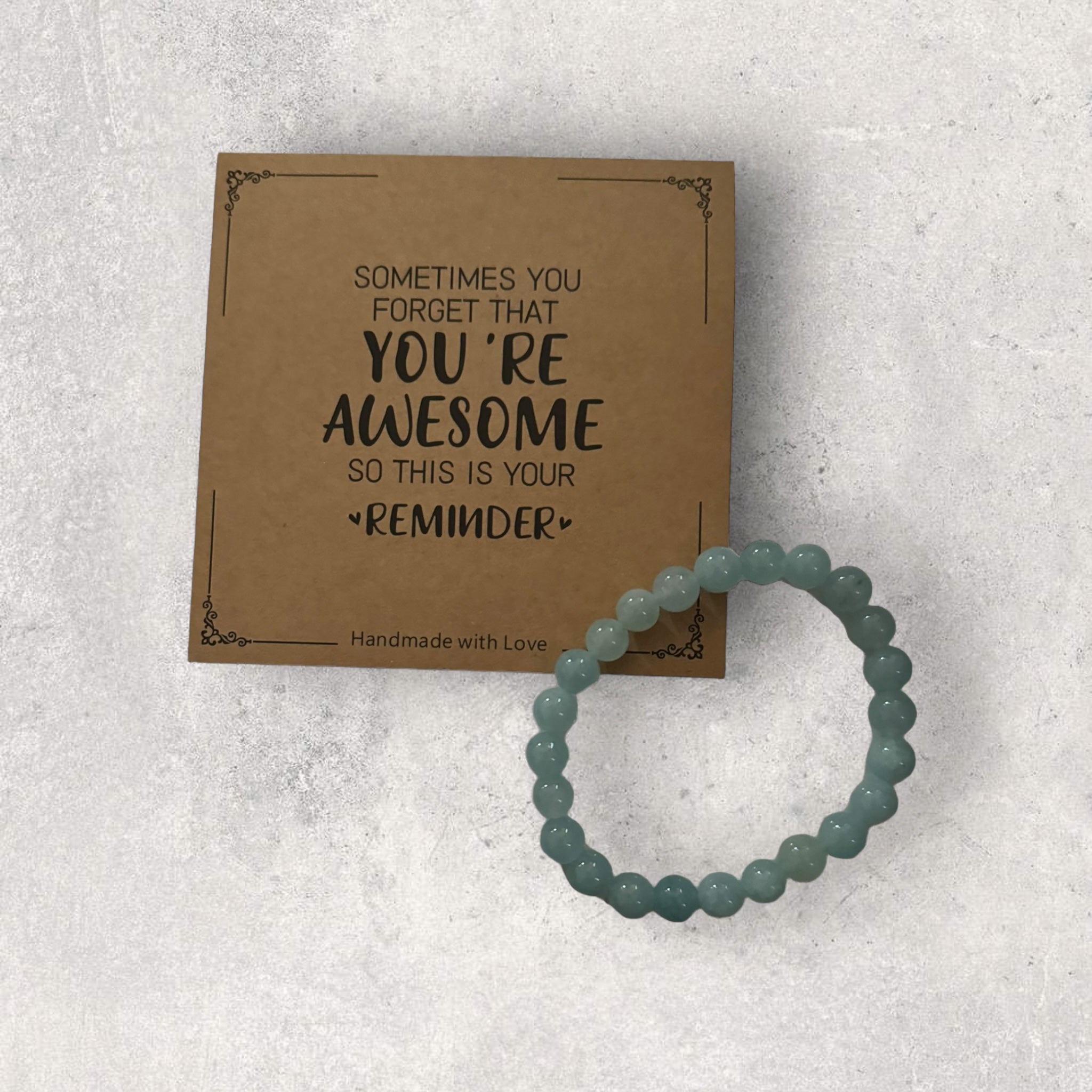 You’re Awesome Stone Bracelet Gift