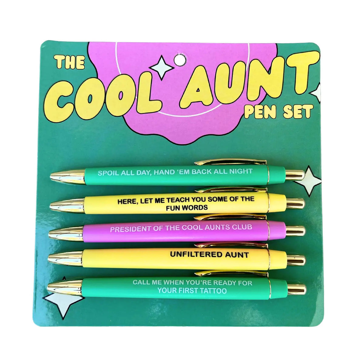FUN CLUB - Cool Aunt Pen Set