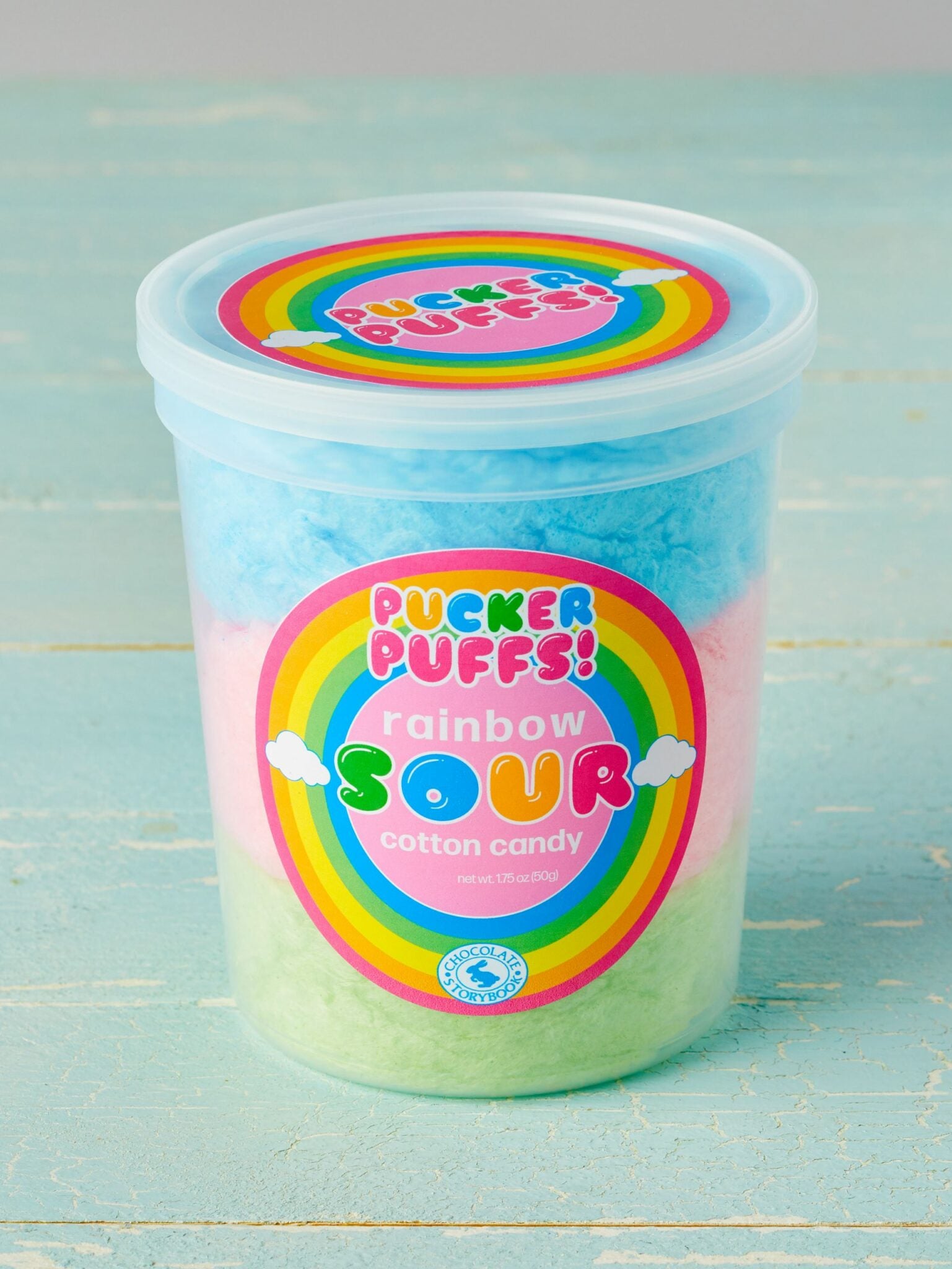 Puckers Puffs Sour Rainbow  - Cotton Candy