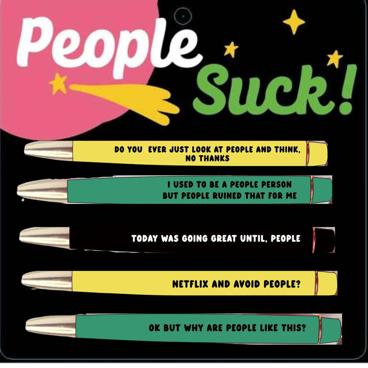 FUN CLUB - People Suck Pen Set