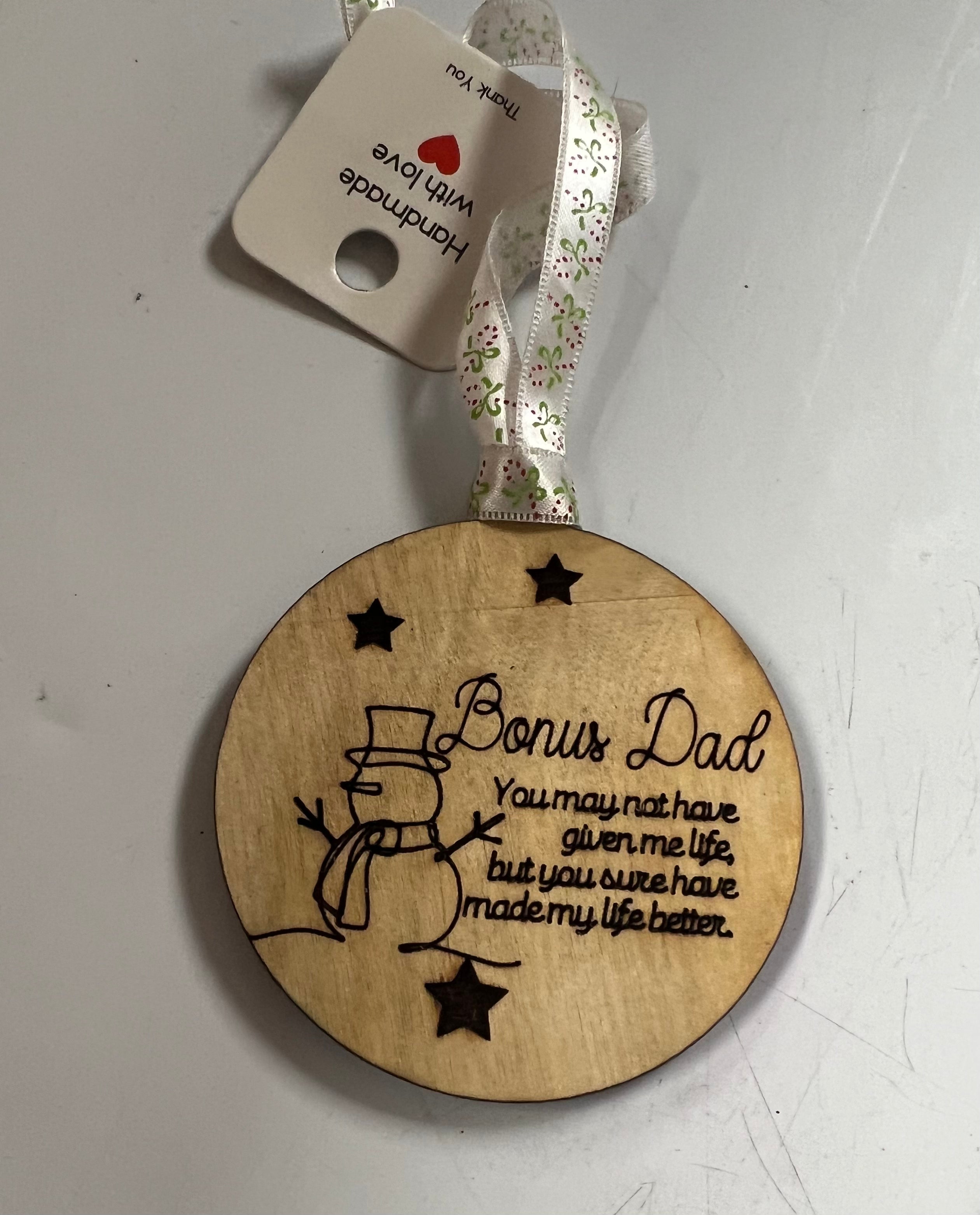 Bonus Dad Ornament