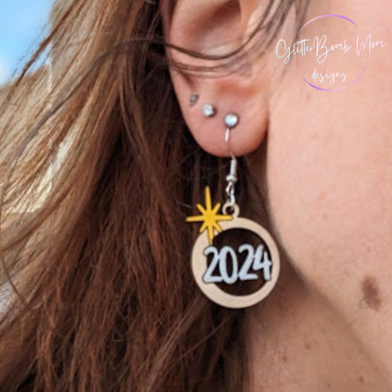 2024 Eclipse Dangle Earrings