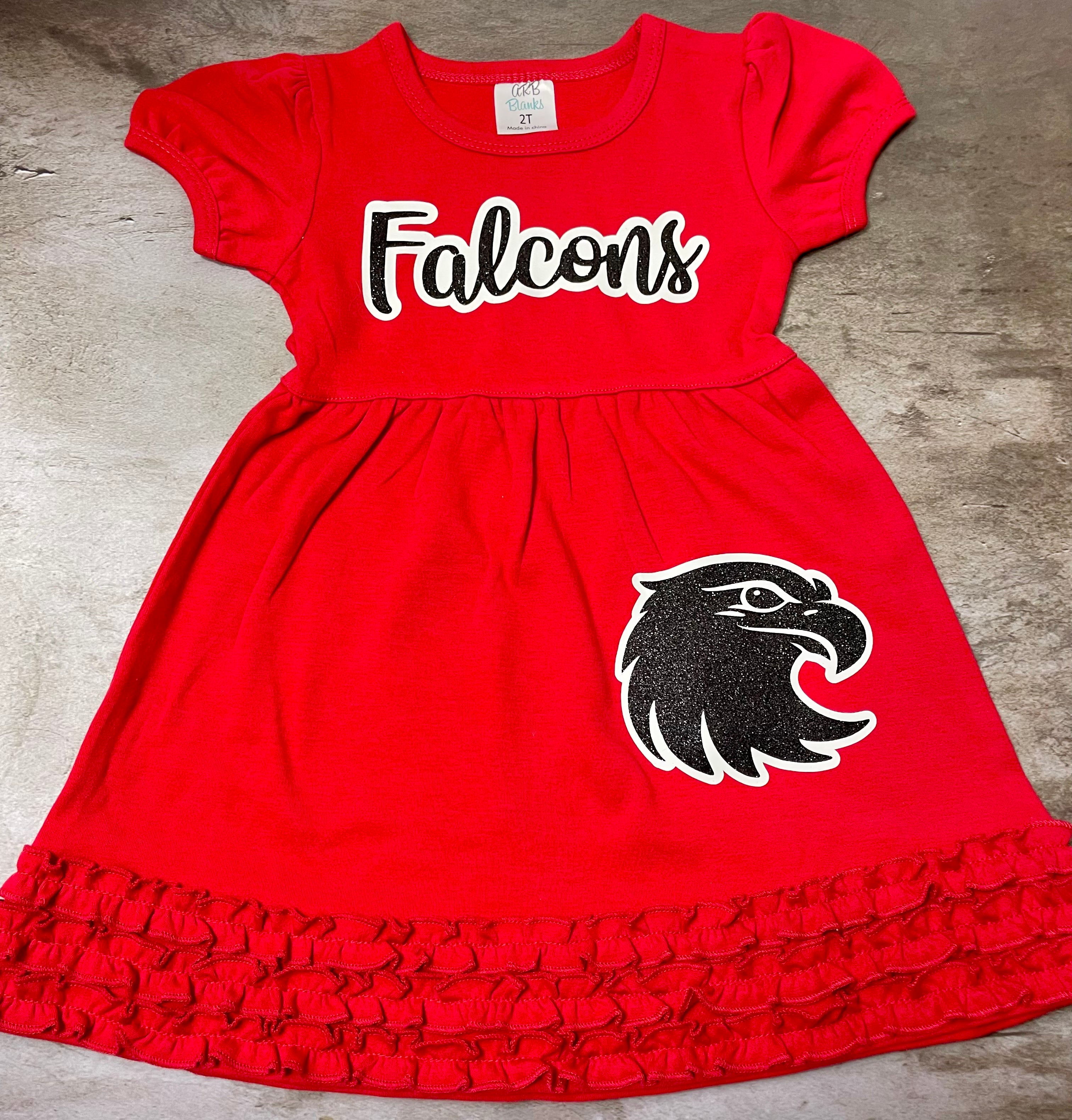 Falcons Sppcs Ruffle Dress
