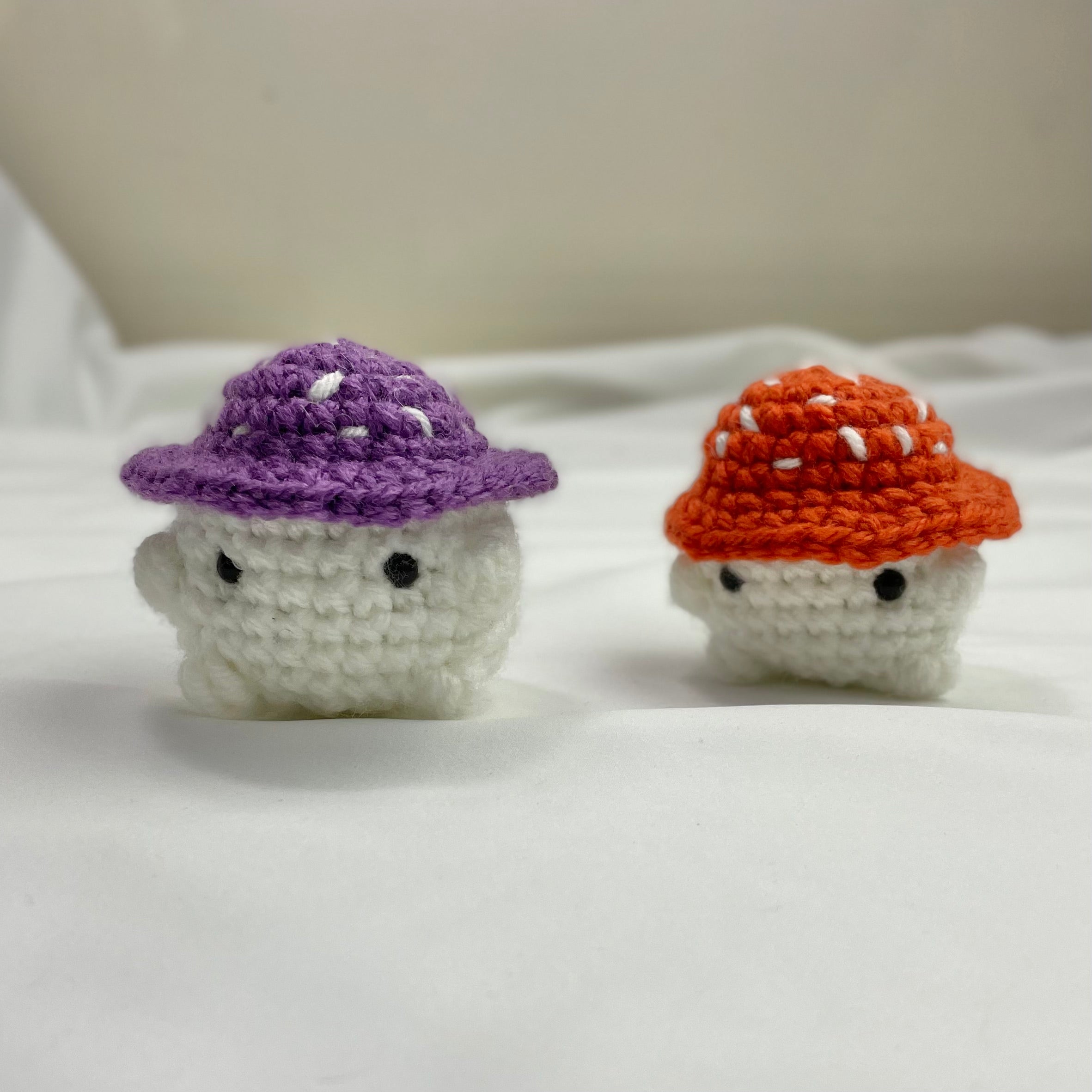 Crochet Mini Mushroom Friends