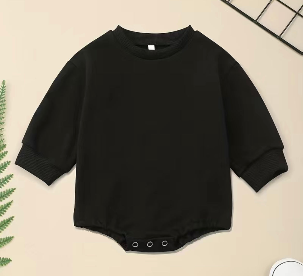 Black Sweater Romper