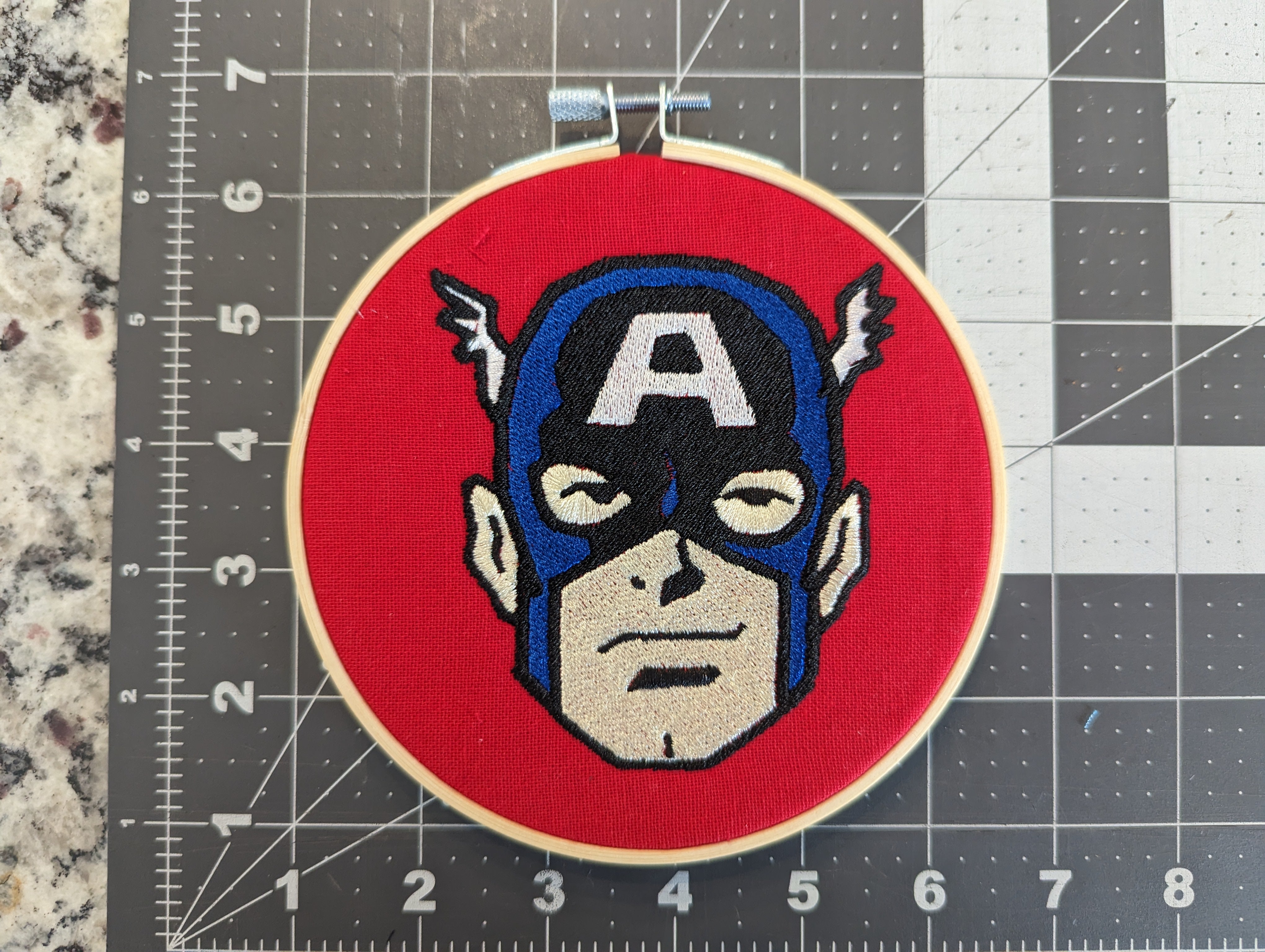 Captain America Face Wall Hanger