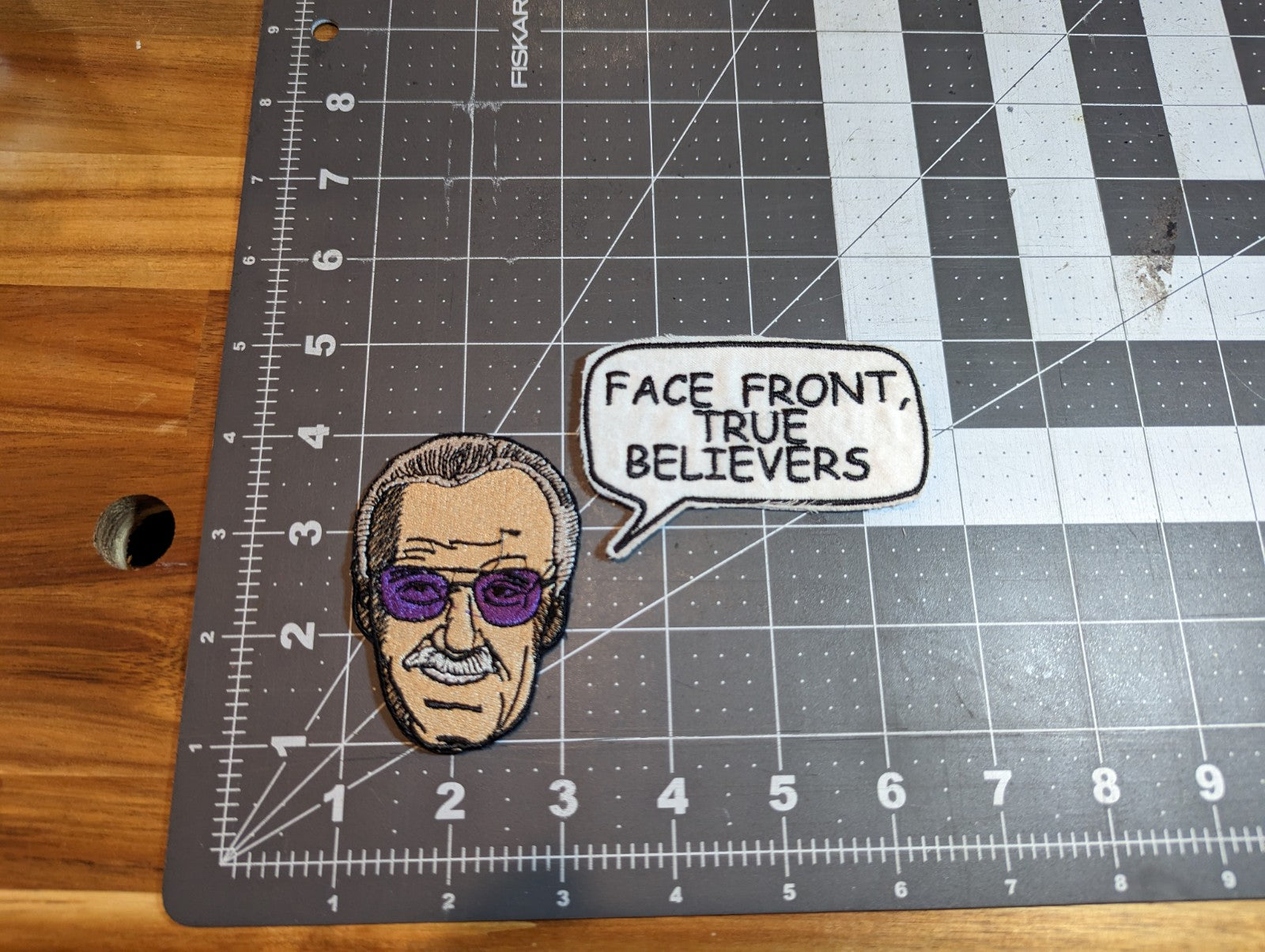 Face Front True Believer Iron On Patch