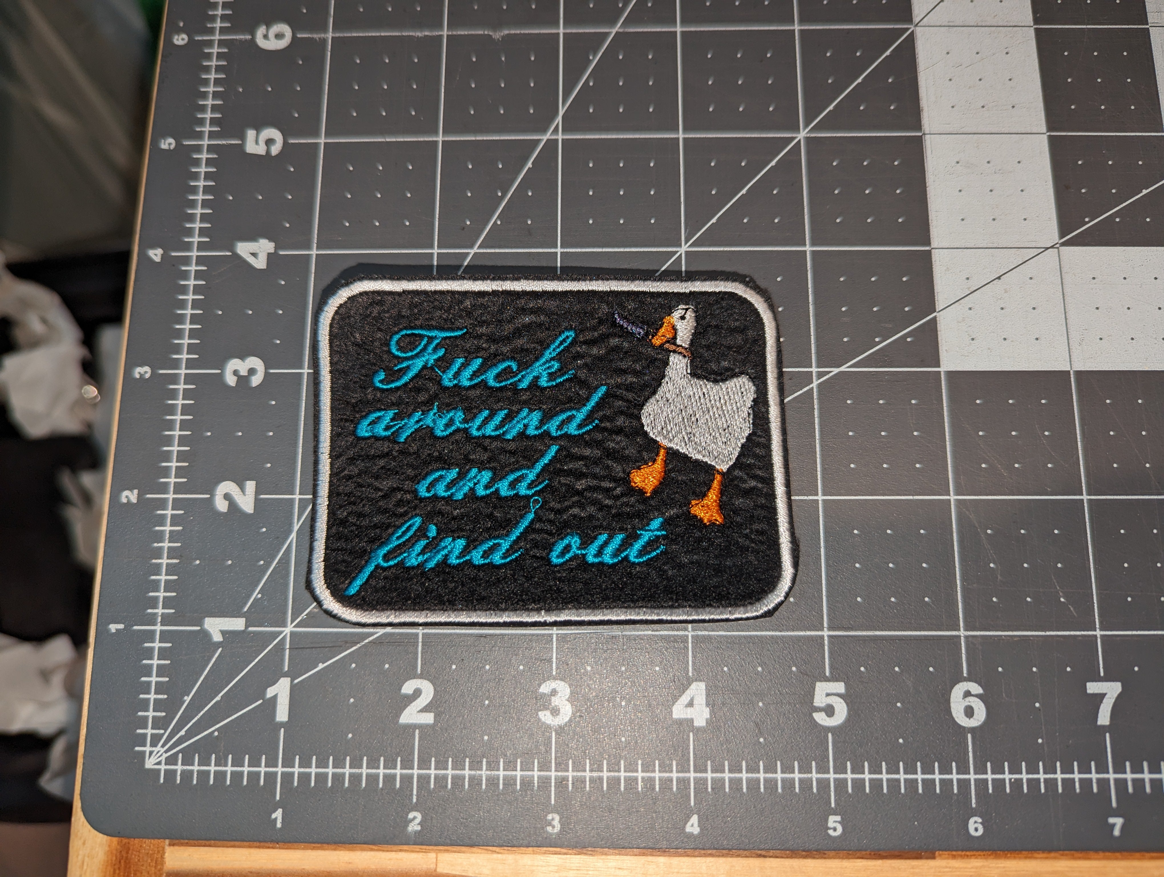 FAFO Goose Iron On Patch