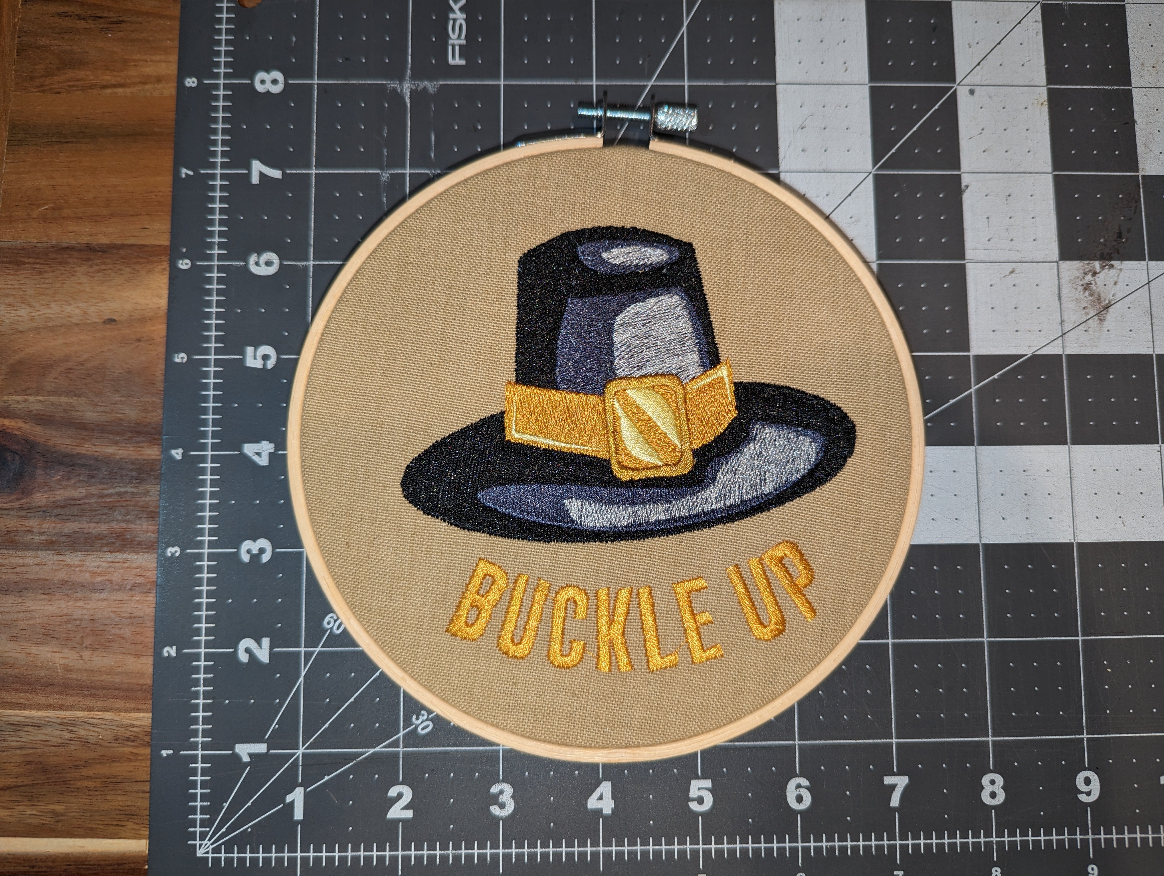 Buckle Up Thanksgiving Wall Hanger
