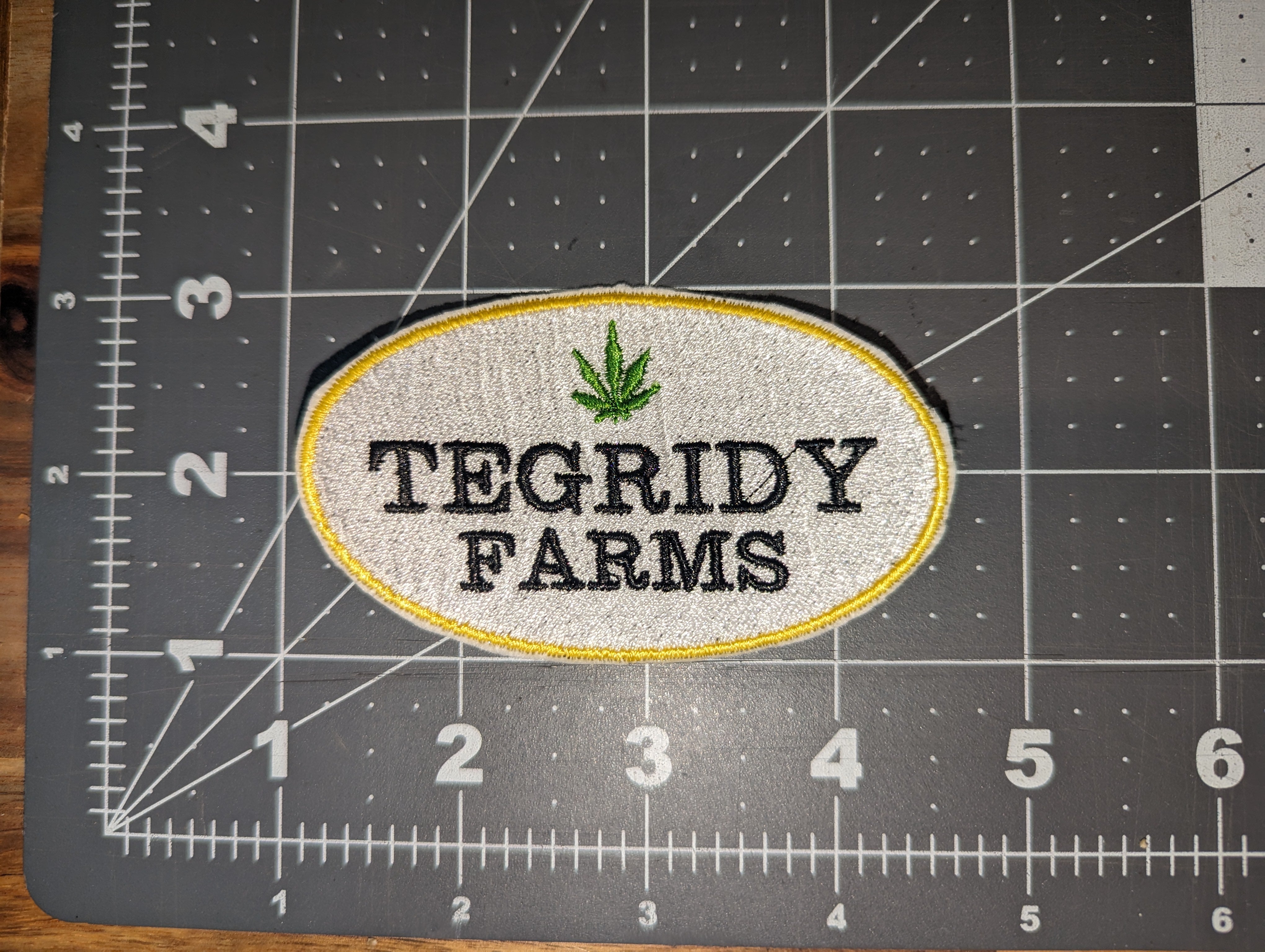 Tegridy Farms Iron On Patch