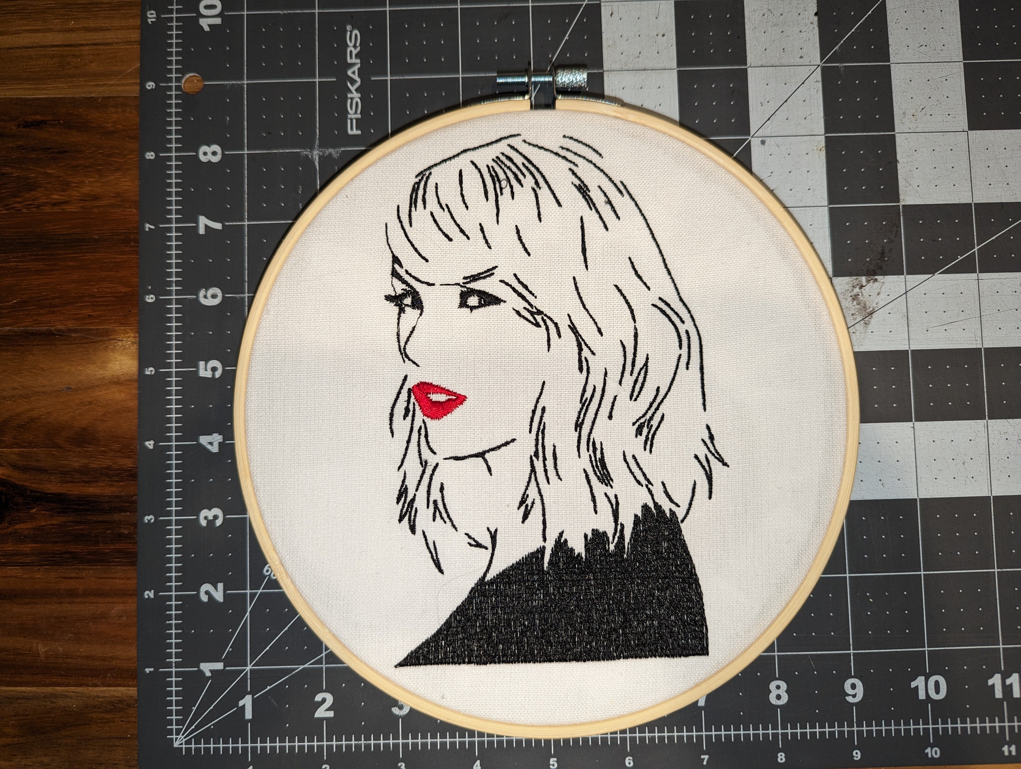 Taylor Swift Embroidered Wall Hanger