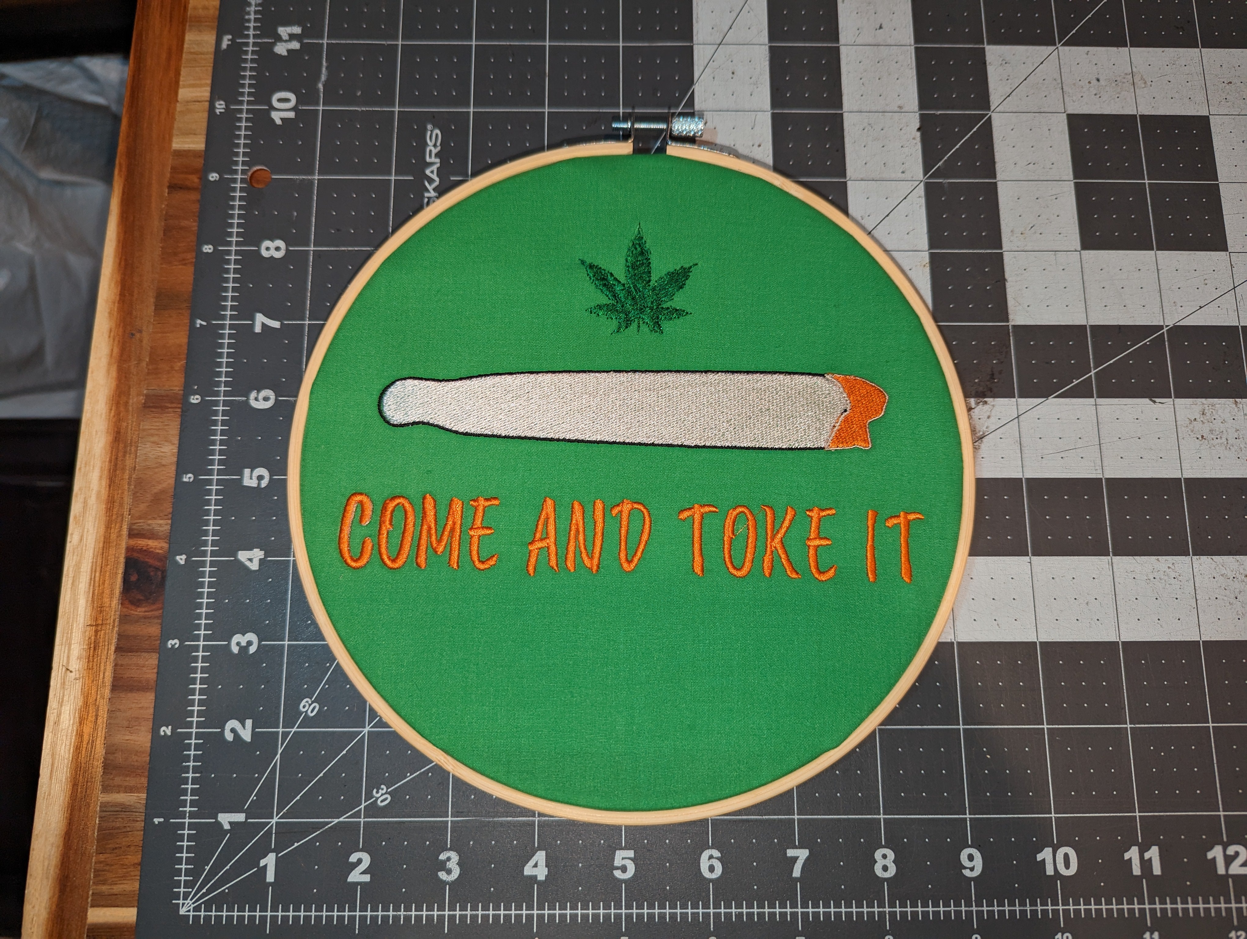 Come and Toke It Wall Hanger