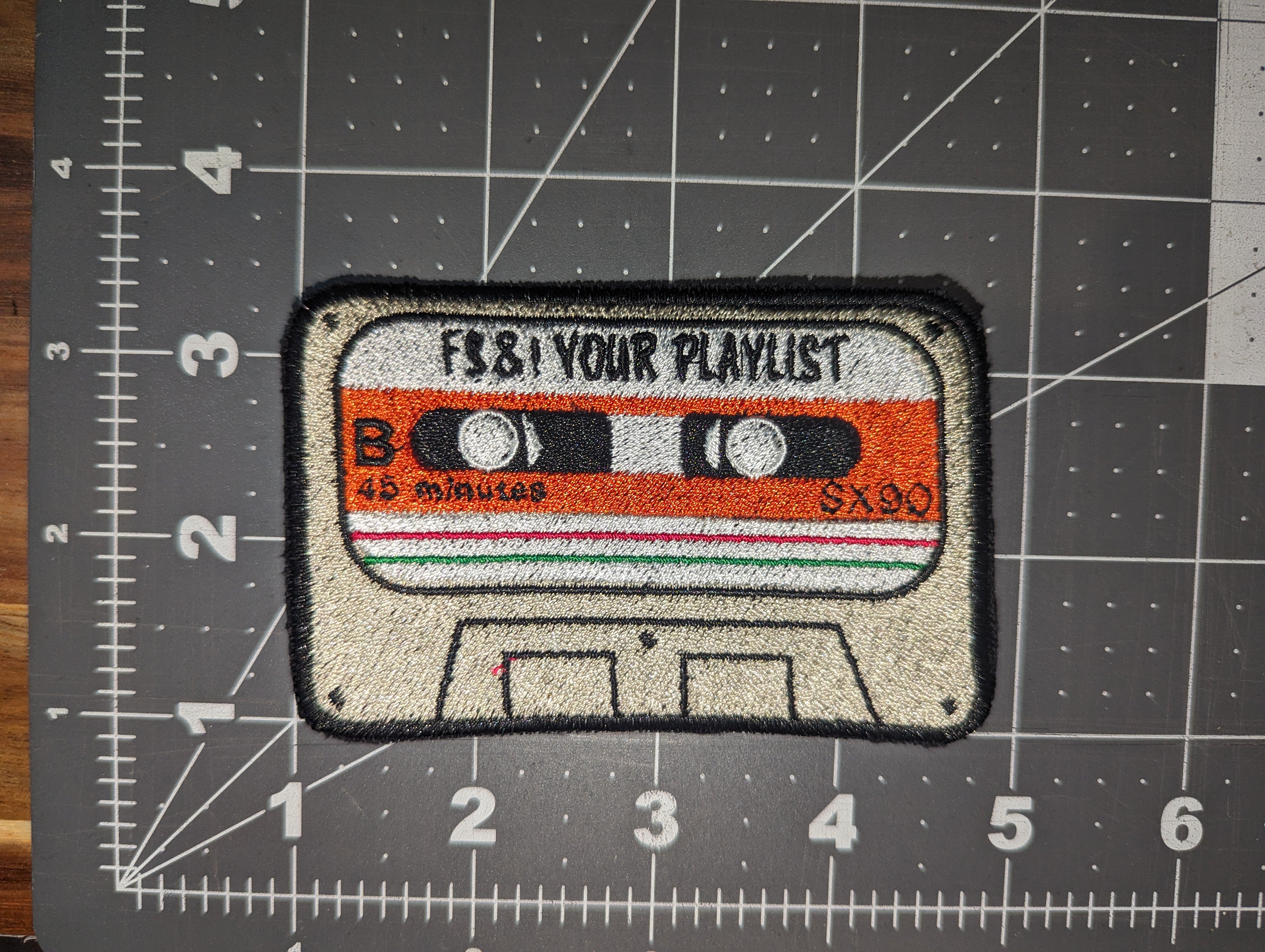 F Your Playlist Iron On Patch