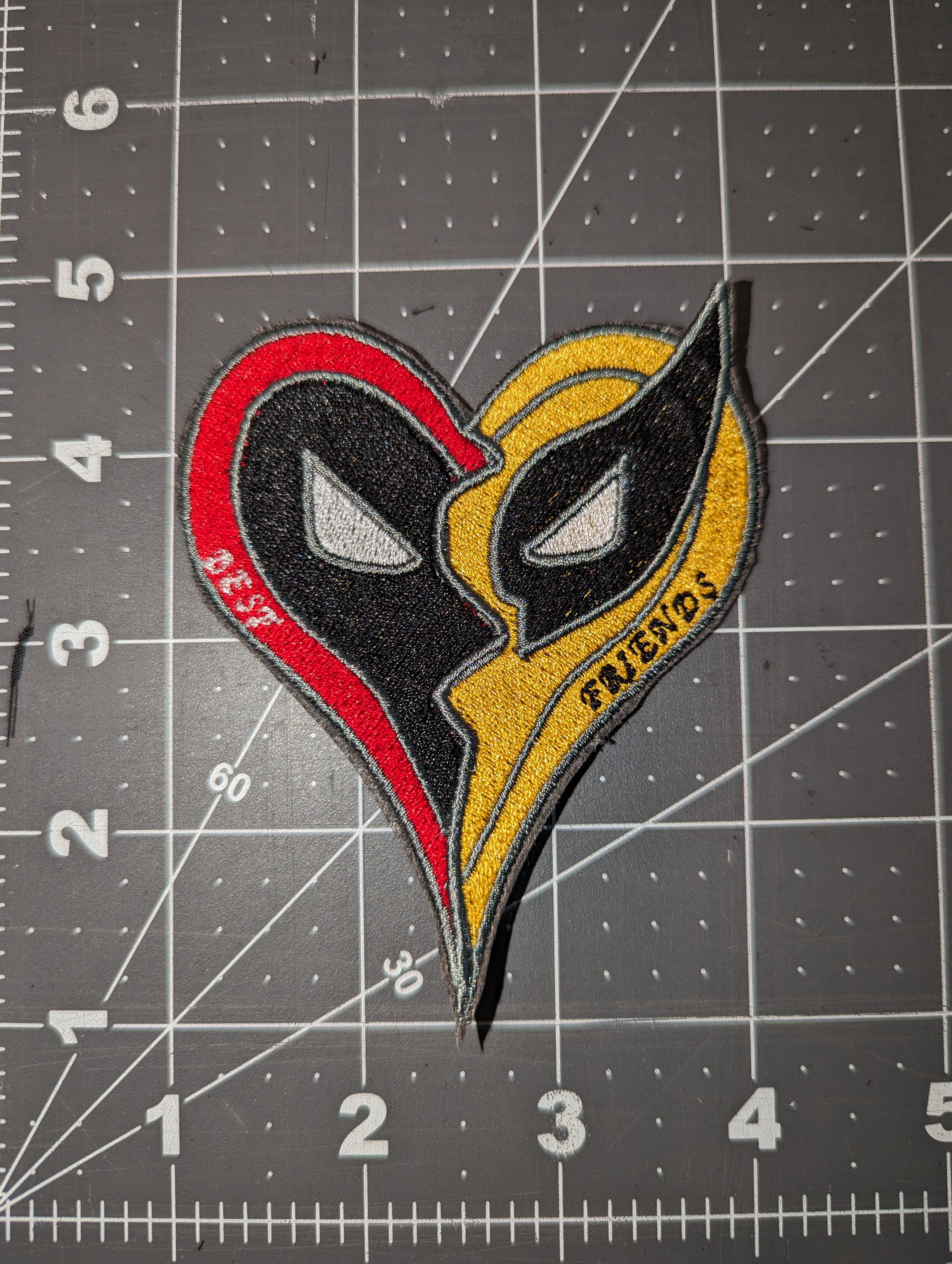 Wolverine and Deadpool BFF Iron On Patches