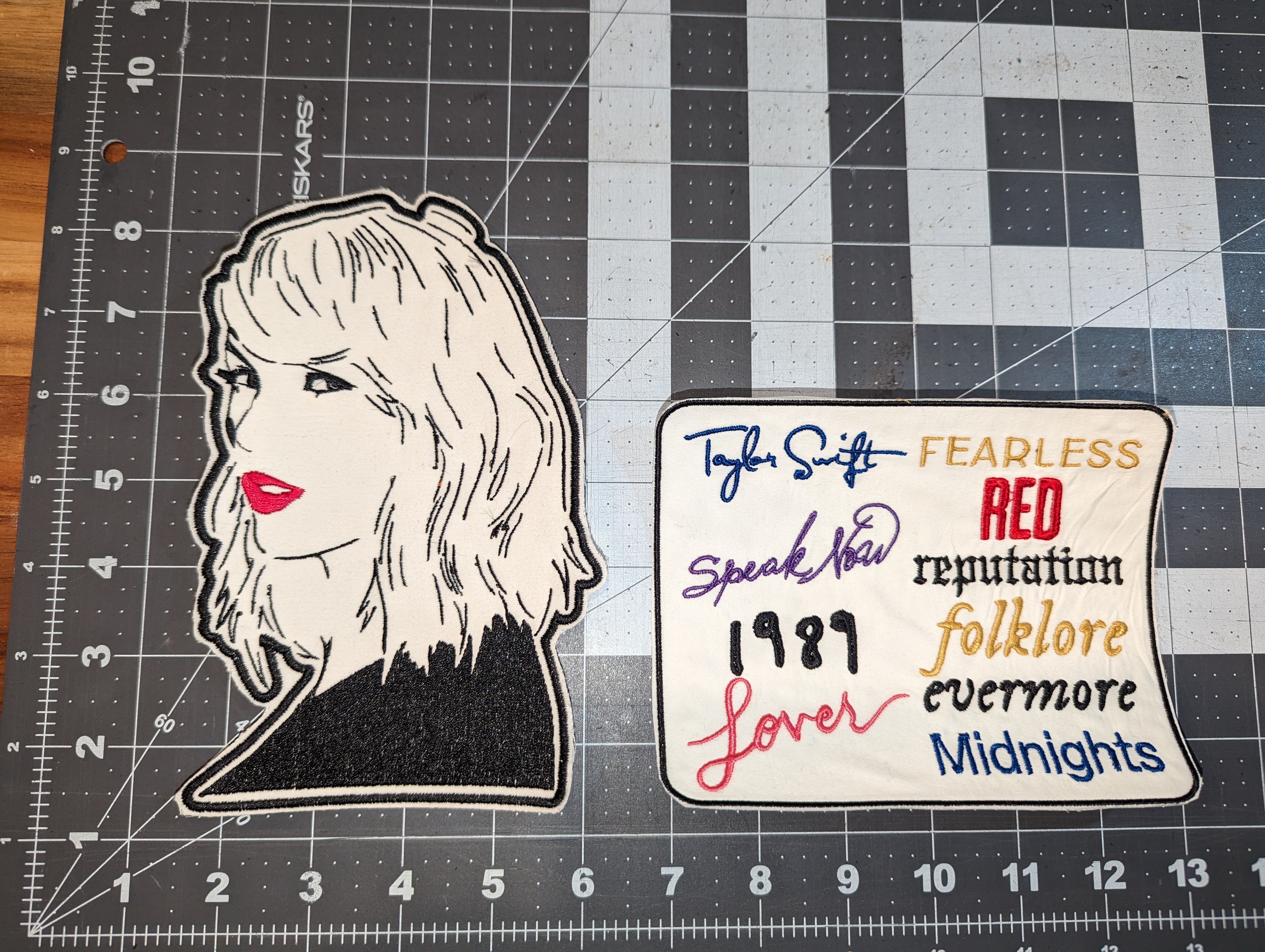 Oversized Taylor Swift Patches