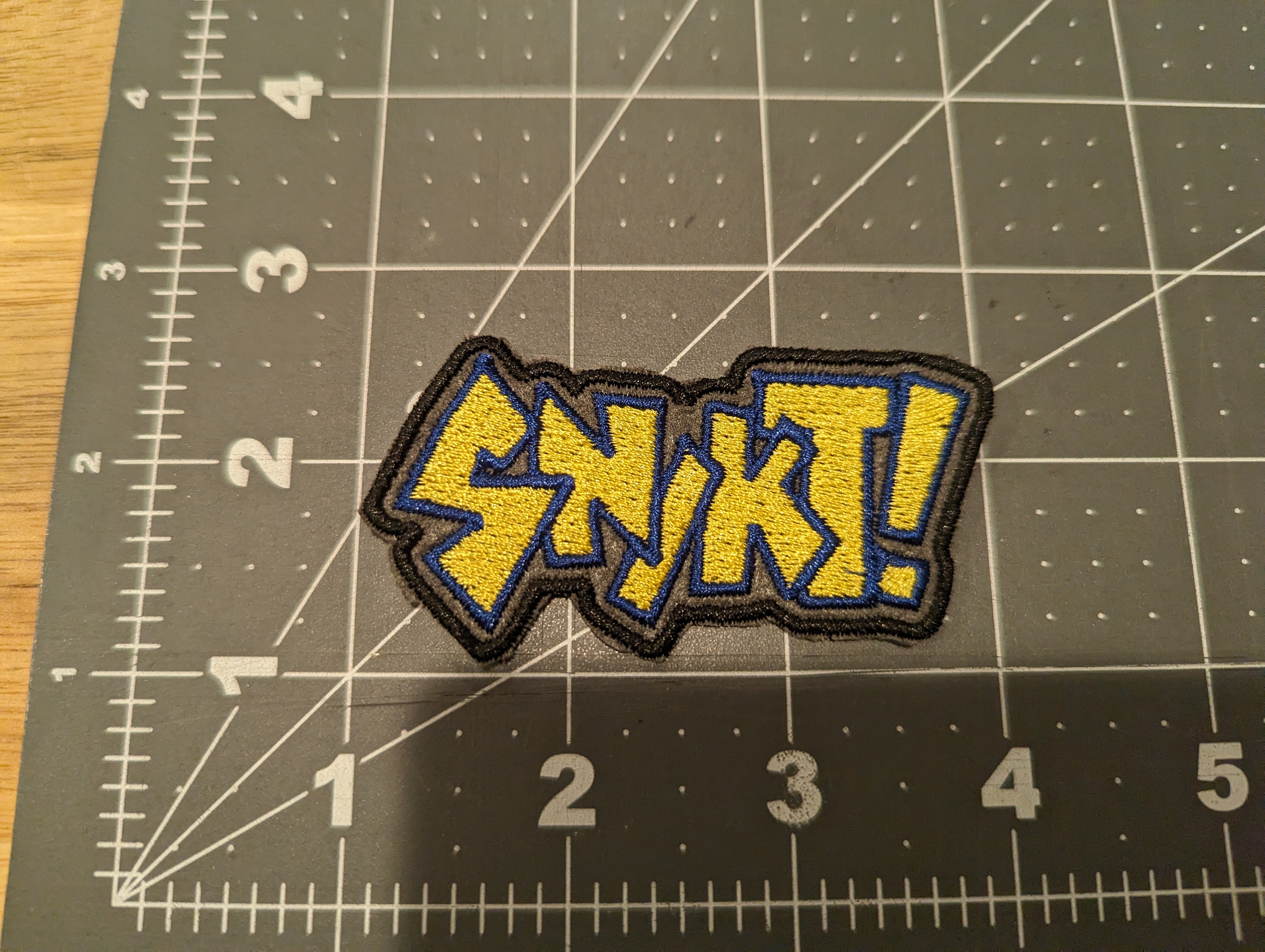 Comic Book Sound Effect Iron On Patch