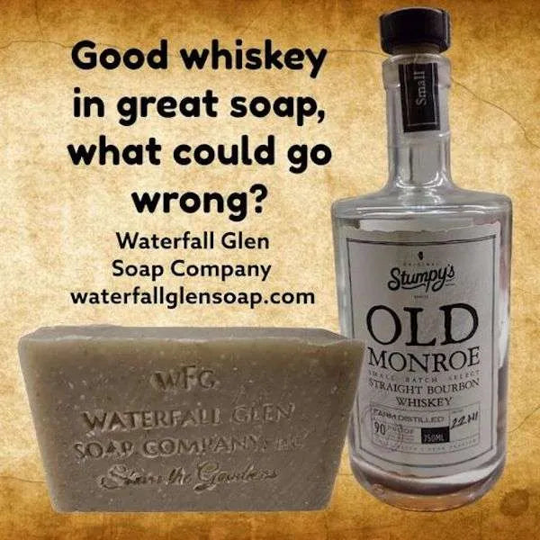 Old Monroe Bourbon Whiskey Soap