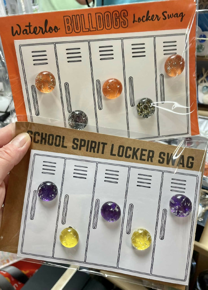 Locker Swag (5 pack) Shattered Glass Magnet Gift Set