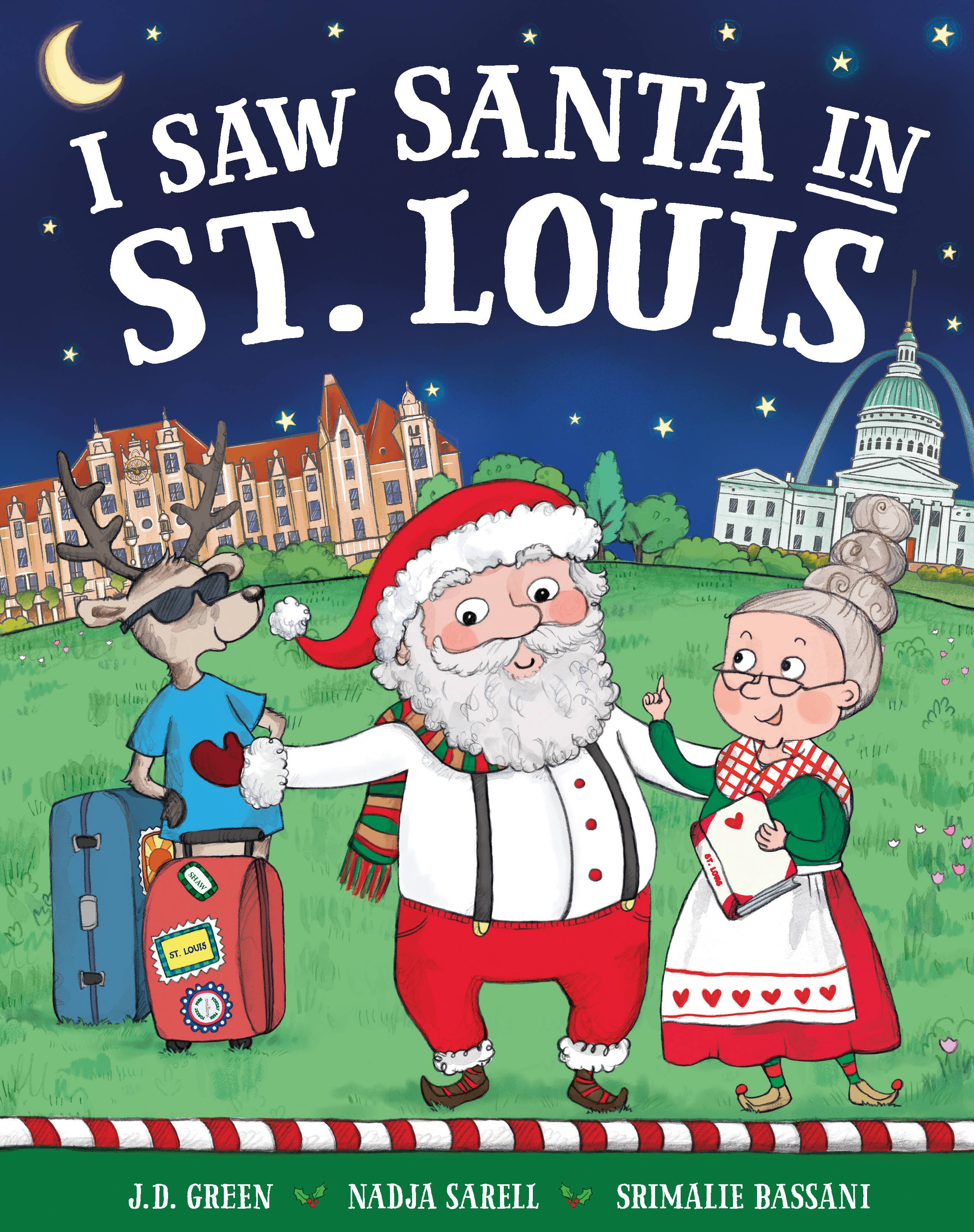 Sourcebooks - I Saw Santa in St. Louis (hardcover)
