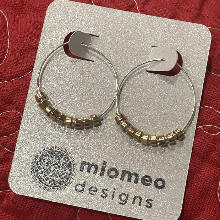 Nine Hoop Earrings