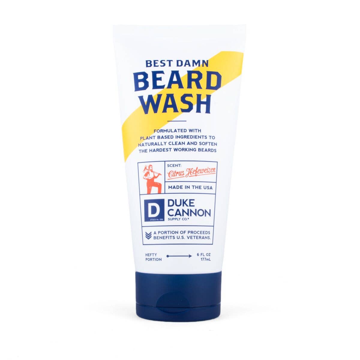 Duke Cannon - Best Damn Beard Wash - 6 oz. (citrus hefeweizen scent)