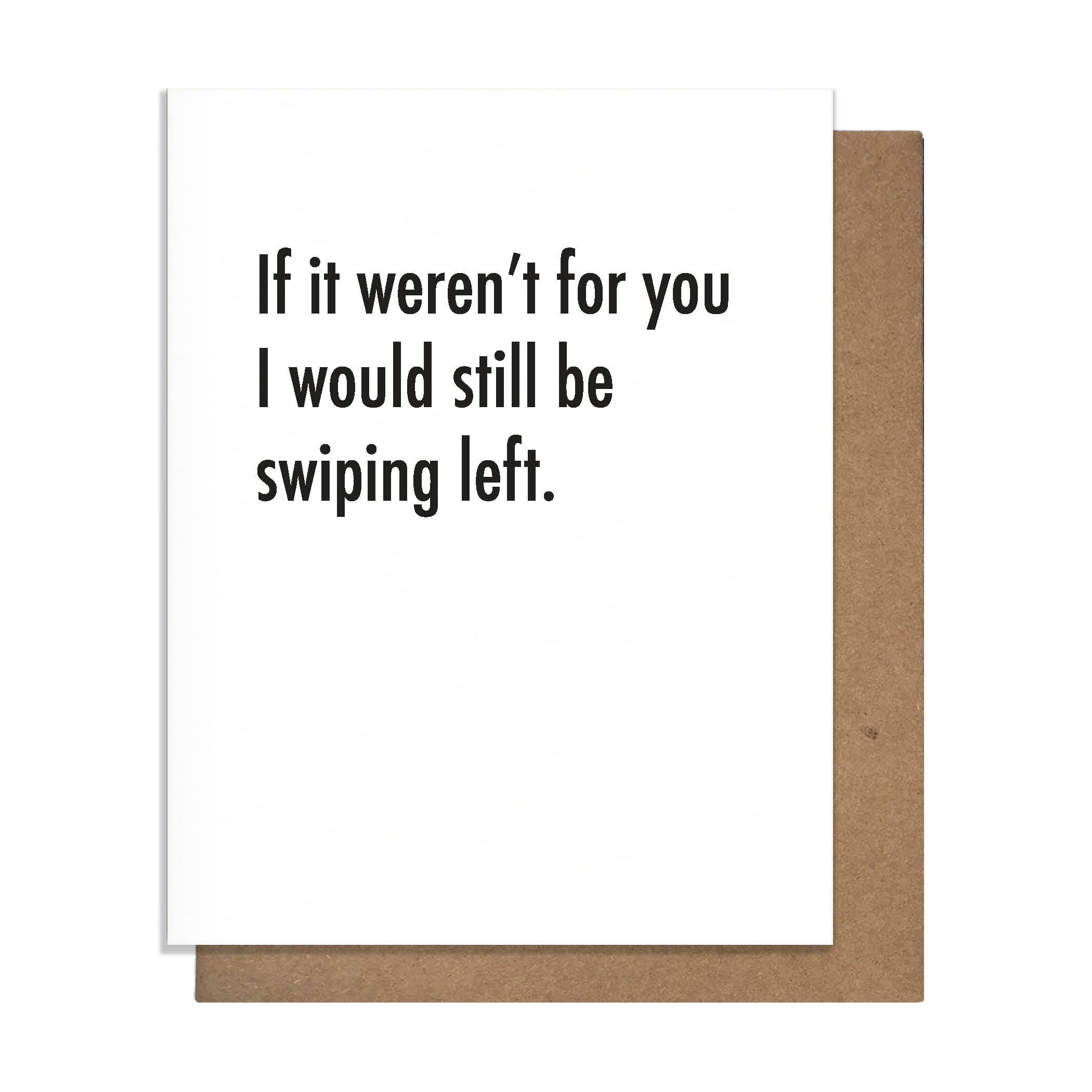 Pretty Alright Goods - Tinder Swiping Love Card