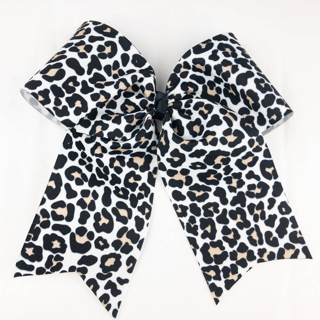 Leopard print Cheer Bows