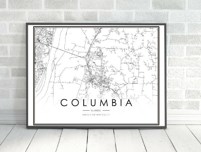 Local Map Prints Version 1 - All local cities/towns
