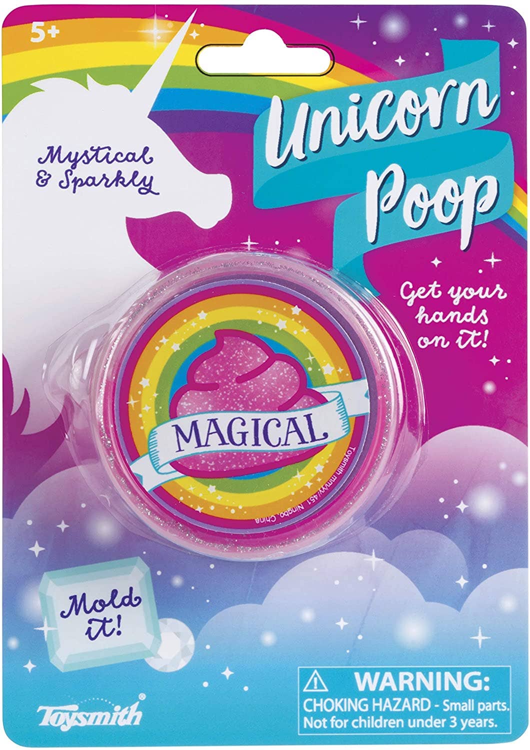 Unicorn Poop, Glittery Pink Putty Poop, Best Seller/Reusable
