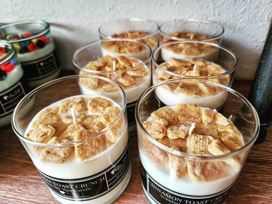 Adorable 8 oz Cereal Candle!: Cinnamon Toast Crunch