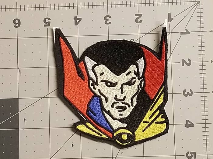 Dr. Strange Face Iron On Patch