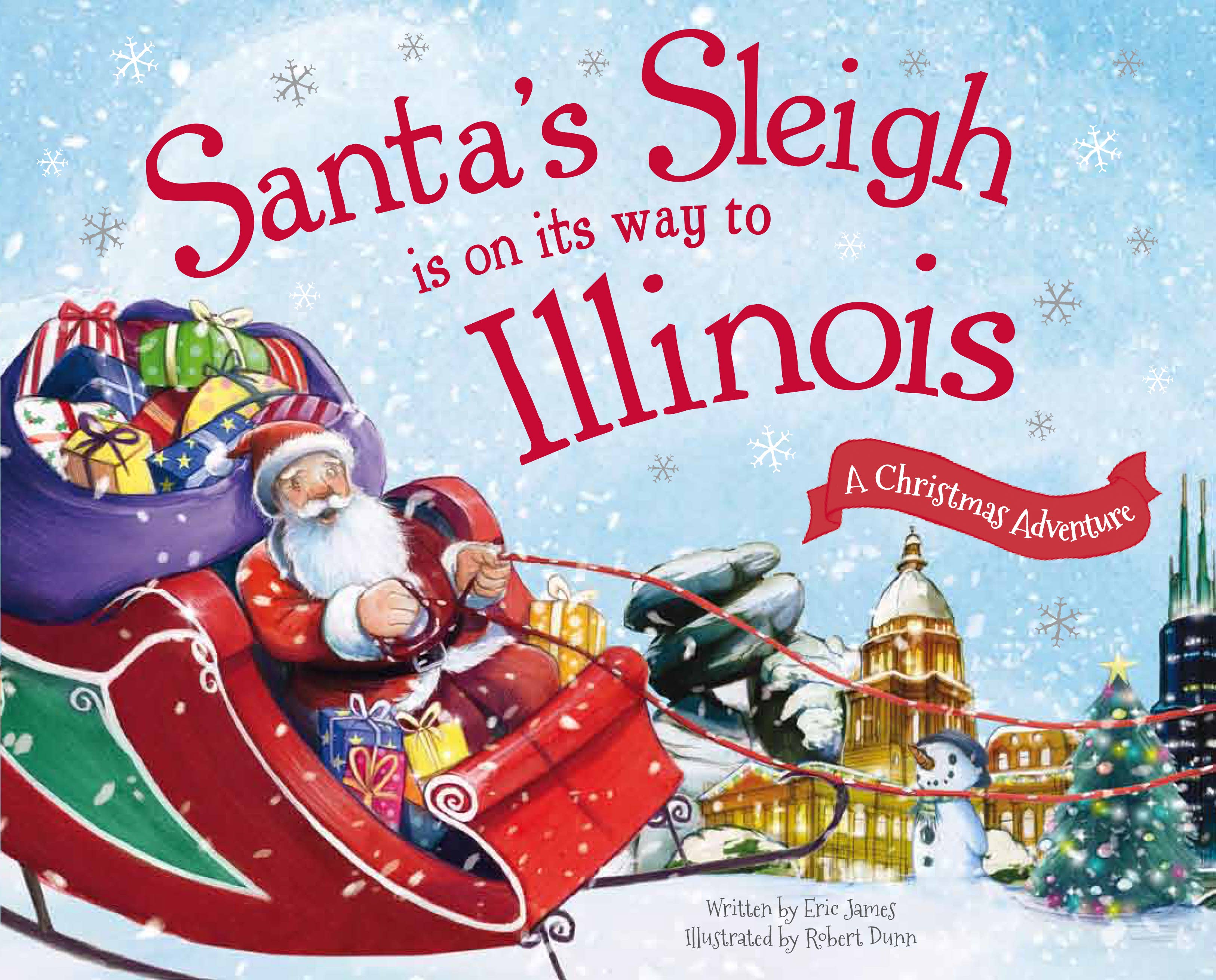 Sourcebooks - Santa's Sleigh Is on Its Way to Illinois (HC)