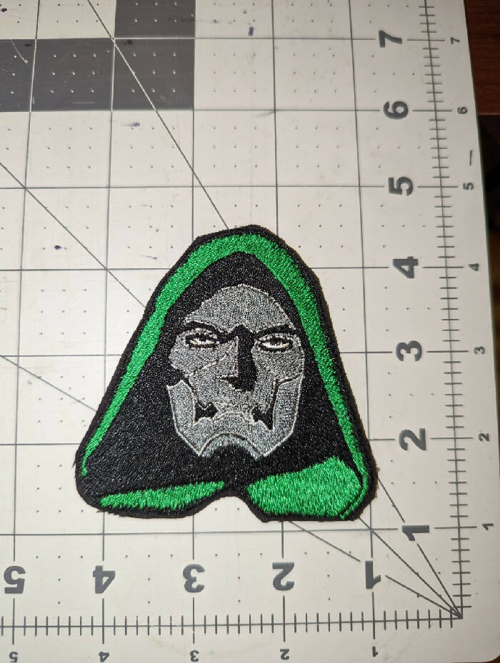 Mr. End Face Iron On Patch