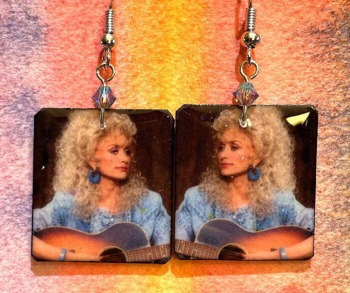 Dolly in Denim Earrings
