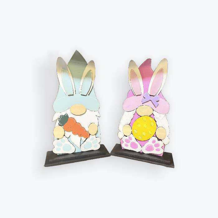 Easter bunny gnome shelf sitter